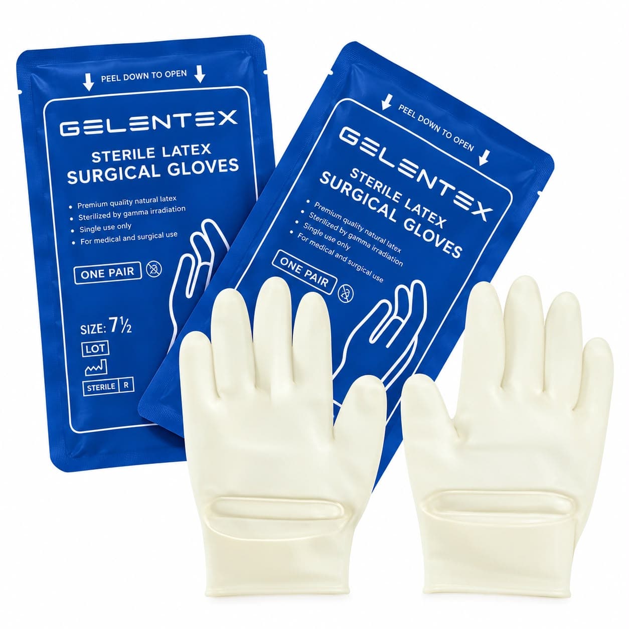 Precision manufactured medical latex gloves